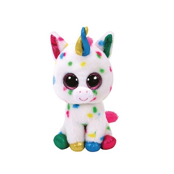 Ty - TY36891 - Beanie Boos - Peluche Harmonie la Licorne 40 cm