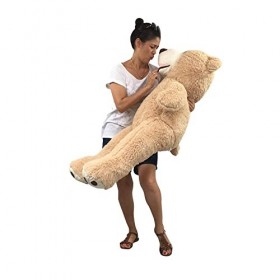 Peluche Nounours Géant 100 cm à 340 cm 5 Couleurs Disponibles Beige - Gris - Marron - Blanc - Rose Nounours Immense Cadea