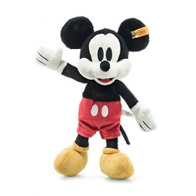 Steiff Soft Cuddly Friends Disney Originals Mickey Mouse, 024498, Multicoloured, 31 cm