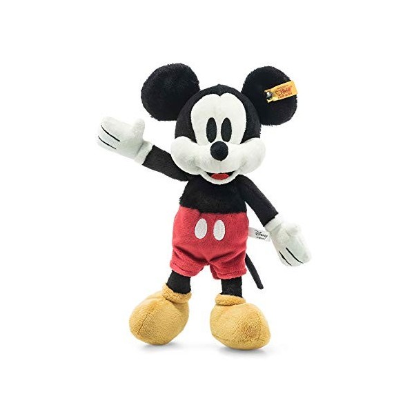 Steiff Soft Cuddly Friends Disney Originals Mickey Mouse, 024498, Multicoloured, 31 cm