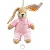 Steiff - 237584 - Peluche - Lapin Hoppel avec Boîte à Musique - Rose