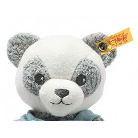 Steiff GOTS Panda Paco 242373 Peluche mignonne, pour garçon, fille et bébé à partir de 0 mois, 26 cm