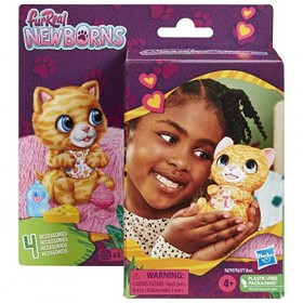 FurReal Jouet en peluche animatronique pour nouveau-nés Kitty avec effets sonores, animaux de compagnie interactifs pour enfa