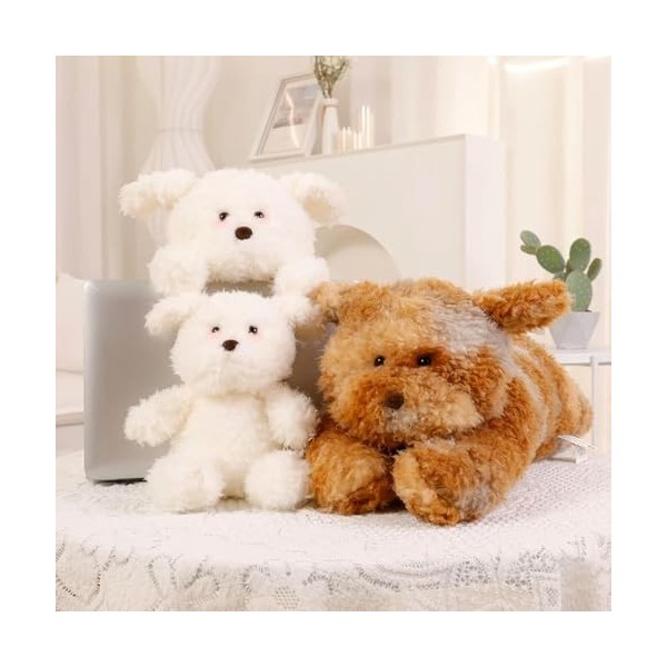 EacTEL Chien poupée coloré en peluche peluche peluche chien peluche peluche pour enfants cadeau danniversaire 55 cm 1