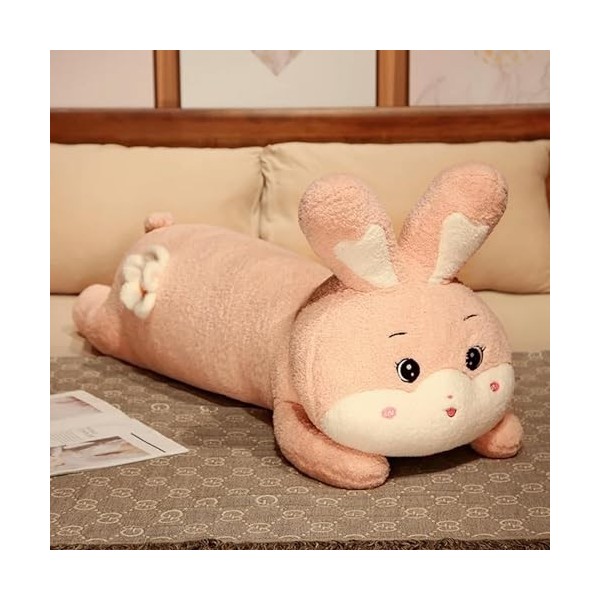 Grande Taille Dessin Animé Animal Lapin Peluche Jouet en Peluche Long Oreiller Kawaii Lapin Poupée Coussin Enfants Fille Cade