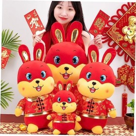 ibasenice 2 Pièces Mini Figurines De Lapin Jouet De Mascotte De Lapin Poupée Lapin en Peluche Faire Semblant De Jouer Aux Ani