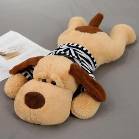 SaruEL Géant Peluche Jouet Chien Peluche Oreiller Doux Cadeau D’Anniversaire Enfants Cadeau De Noël 90cm 1