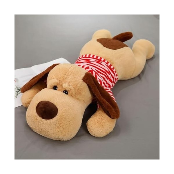 SaruEL Géant Peluche Jouet Chien Peluche Oreiller Doux Cadeau D’Anniversaire Enfants Cadeau De Noël 90cm 1