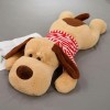 SaruEL Géant Peluche Jouet Chien Peluche Oreiller Doux Cadeau D’Anniversaire Enfants Cadeau De Noël 90cm 1