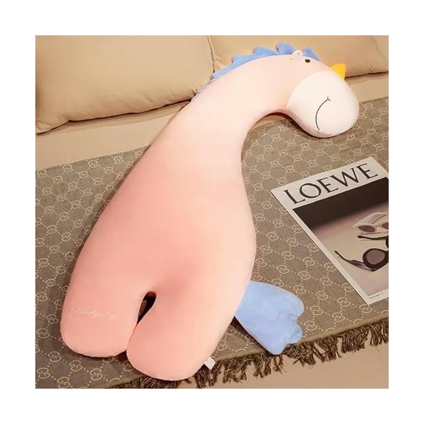 PaMut Animal en Peluche géant, Coussin Dinosaure en Peluche, Jouet Girafe Mignon, Coussin Kawaii, Coussin décoratif 100cm 2