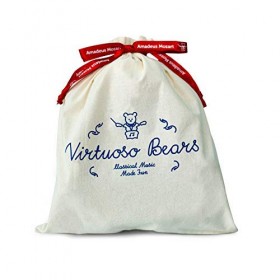 Ours Virtuose Amadeus de Mozart, 40 Min de Musique Classique pour Bébés, Peluche Musicale Primée de 15 po, Jouet Éducatif, Ca