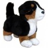 Vnook Amis À Collectionner en Peluche/Peluche Chien – Simulation De Chien Mignon en Peluche Bouvier Bernois Poupée Posture De