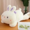 EacTEL Mignon Lapin poupée Dessin animé Peluche Animal Fleur Lapin Peluche poupée Oreiller Kawaii Peluche Enfants Jouet Fille