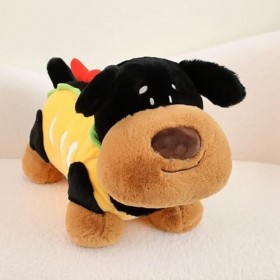 Kawaii Hot Dog Peluche Jouet Chiot Poupée Mignon Câlin Oreiller Cadeau D’Anniversaire Créatif Décoration D’intérieur pour Les