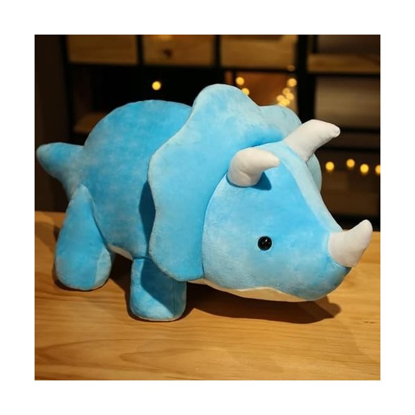 KiLoom Anime Cartoon Dinosaure Tricératops Tyrannosaure Croisement Animal Peluche Poupée Coussin Décoration Cadeau Garçon Fil