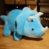 KiLoom Anime Cartoon Dinosaure Tricératops Tyrannosaure Croisement Animal Peluche Poupée Coussin Décoration Cadeau Garçon Fil