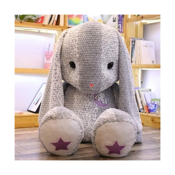 Gros Lapin Peluche Jouet Animal Peluche Lapin À Longues Oreilles Oreiller Jouet Enfants Jouets Anniversaire Saint Valentin Ca