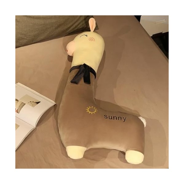 LfrAnk Kawaii Laine Jouet Mignon Animal Mouton Couchage Oreiller poupée Peluche Jouet Fille Cadeau d’Anniversaire 100cm 1