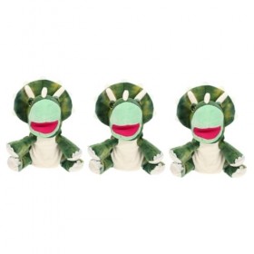 STOBOK 3 Pièces Marionnette à Main en Peluche Marionnettes à Main Adorable Marionnette à Main Marionnette Interactive Adorabl