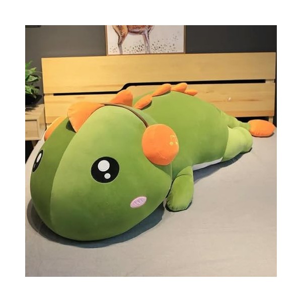 EacTEL Grande Taille Mignon Dinosaure Peluche Jouet Peluche Dessin Animé Animal Dinosaure en Peluche Poupée Oreiller Enfants 