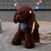 EacTEL Caniche Mignon Peluche Jouet Ours en Peluche Chien Pet Poupée Chiot Poupée Enfants Cadeau Fille Chambre Décoration Pel