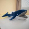 EacTEL Baleine Géante Peluche Jouet Mer Animal en Peluche Poupée Doux Câlin Requin Oreiller Enfants Chambre Décoration Annive