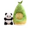 GRAVY Peluches Jouet en Peluche Panda en Forme de pousses de Bambou, Sac à Dos créatif, Pendentif, poupée Panda, Cadeau for F