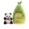 GRAVY Peluches Jouet en Peluche Panda en Forme de pousses de Bambou, Sac à Dos créatif, Pendentif, poupée Panda, Cadeau for F
