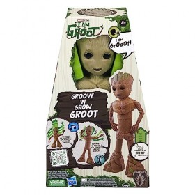 Marvel Studios I Am Groot Groove N Grow Groot, Figurine Interactive de 34 cm, Jouet de Super-héros