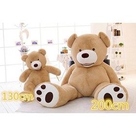 YunNasi Nounours Géant Peluche Grosse Ours XXL 130cm
