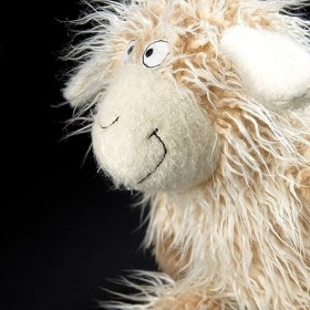 Sigikid 42832 Memmel Bemmel BeastsTown Peluche pour Enfants et Adultes à Collectionner, Offrir, Jouer, câliner, Beige/Blanc/M