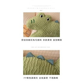 GagaLu Coussin en Peluche Super Doux, Lapin Mignon, Chat Moelleux, Jouet en Peluche, Cadeau Enfant, Cadeau de Noël d’Annivers