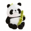 HYSTERIA Jouets en Peluche Jouet en Peluche Mignon Panda câlin, pousses de Bambou, poupée bébé, Compagnon de Couchage, Cadeau