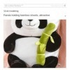 SNUFF Jouet en Peluche Jouet en Peluche Mignon Panda câlin, pousses de Bambou, poupée bébé, Compagnon de Couchage, Cadeau da