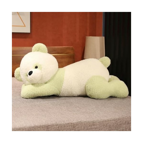 KiLoom Nouveau Ours Couché Jouet en Peluche Poupée en Peluche Enfants Animal Doux Canapé Peluche Jouet Fille Cadeau D’Anniver