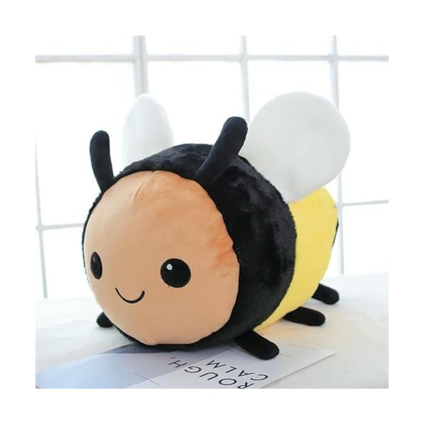 KiLoom Peluche Abeille Coccinelle Bébé Jouets Lmitation Lapin Fourrure Tissu Peluche Peluche Oreiller Bébé Maison Décoratif C
