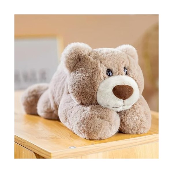 KiLoom Ours en Peluche Ours Noir Animal Crossing Logiciel Peluche Jouet poupée Oreiller Tissu Confortable Doux Chambre décora