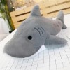 NOpinz Grande Taille Requin Peluche Jouet Oreiller Cadeau pour Enfants Cadeau d’Anniversaire Cadeau de Noël 100cm 3