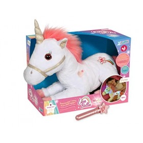 GIPSY TOYS - Peluche interactive – Lica Bella magique – Licorne en peluche toute douce qui s’illumine et émet des sons féeriq