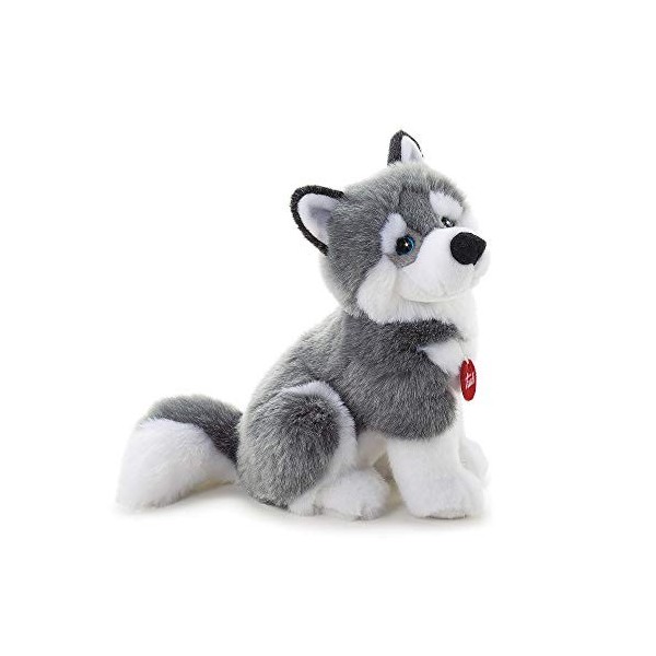 Trudi, Peluche réaliste, toute douce, Husky Marcus M, TUD22272