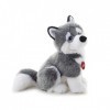 Trudi, Peluche réaliste, toute douce, Husky Marcus M, TUD22272