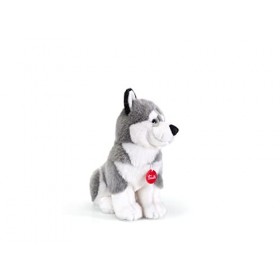 Trudi, Peluche réaliste, toute douce, Husky Marcus M, TUD22272
