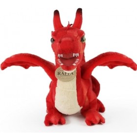 RAPPA Peluche Dragon 40 cm Rouge ECO-Friendly