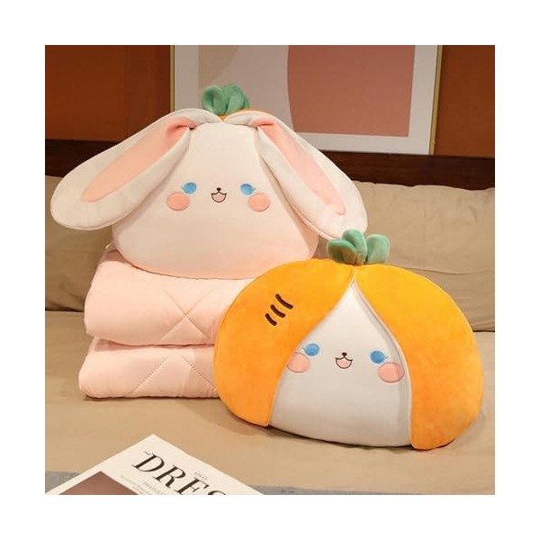 Carotte Créative Lapin Oreiller Peluche Jouet Peluche Doux Fraise Cactus Lapin Coussin De Sommeil Poupée Enfants Filles Migno