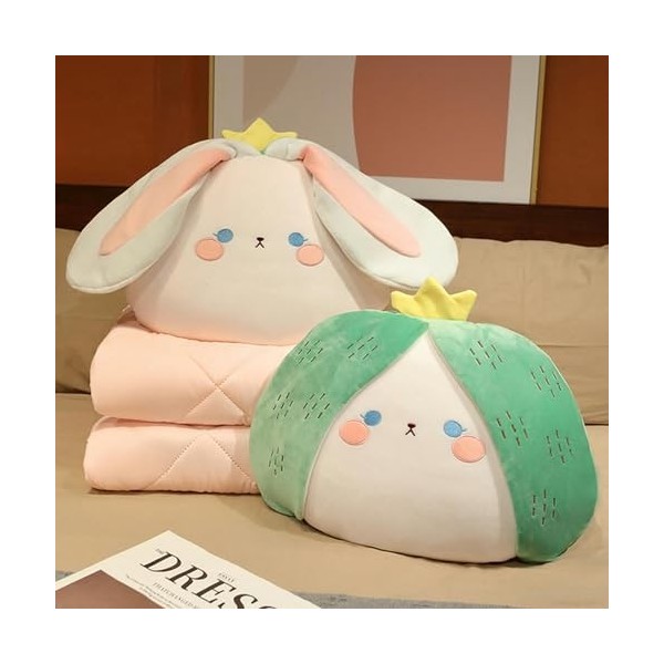 Carotte Créative Lapin Oreiller Peluche Jouet Peluche Doux Fraise Cactus Lapin Coussin De Sommeil Poupée Enfants Filles Migno