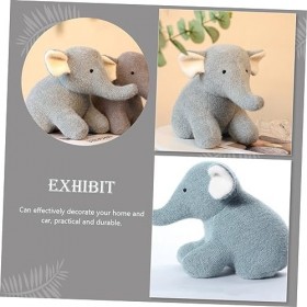 ibasenice Bébé Éléphant Poupée Jouet en Peluche Éléphant Poupée en Peluche Oreiller en Peluche Éléphant Poupée Éléphant en Pe