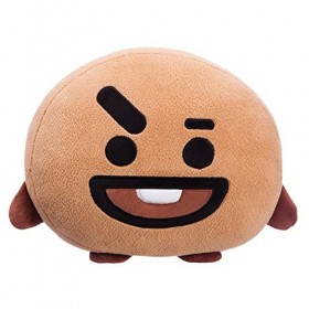 Aurora World- Aurora,61469, BT21 Official Merchandise, SHOOKY Plush Coussin, Marron, Brown