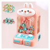 Alacritua Machine Attrape Bonbon Machine Attrape Bonbon avec 30 Peluches,10 Gashapons Jouet De Griffe pour Enfant Jouet De Gr