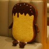 Kawaii Peluche Chignon Oreiller rempli Chocolat café Toast Nourriture Peluche Coussin Doux Sieste Oreiller Fille Cadeau Boula