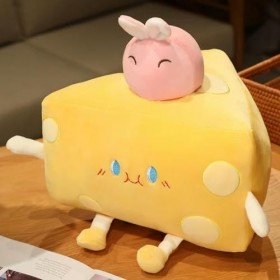 GagaLu Créatif Drôle Mignon Peluche Nourriture Dessin Animé Fromage Animal Poupée Coussin Rembourré Enfants Oreiller Cadeau D